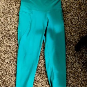 Old navy teal leggings, medium